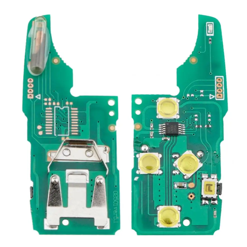 434 МГц чехол для ключа корпус на брелок с чипом ID48 подходит VW Volkswagen Sharan Multivan T5 5
