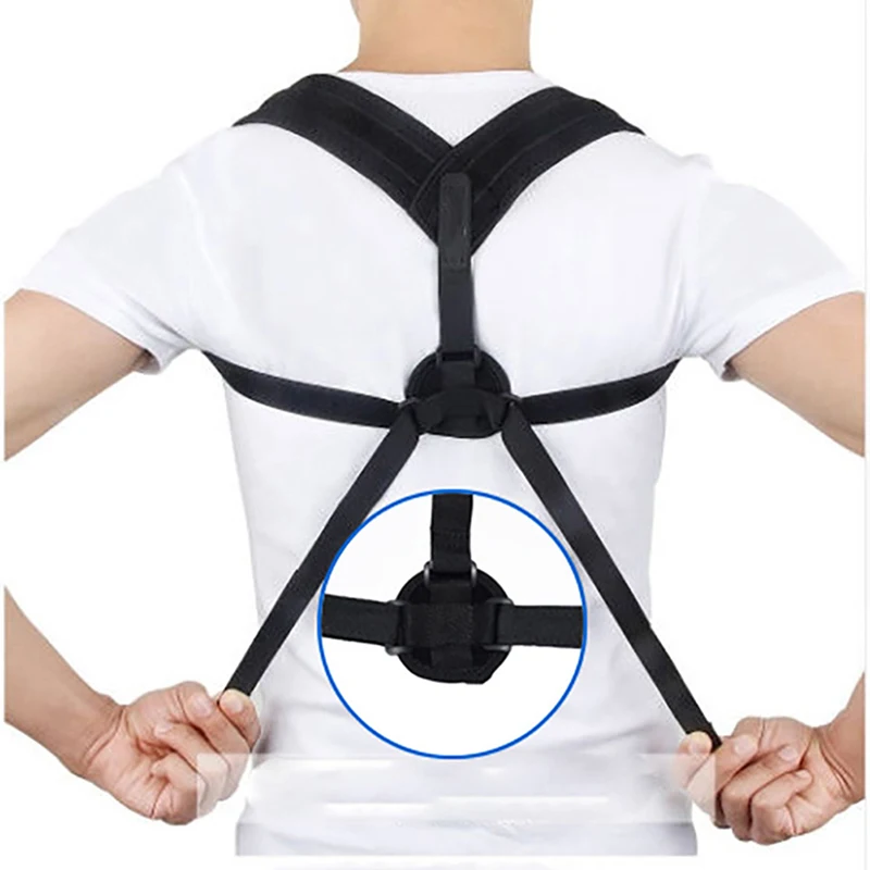 

New Adjustable Clavicle Brace Shoulder Support Strap Improve Sit Walk Prevent Slouching Women Men Back Care Posture Corrector