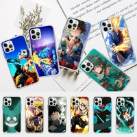 my hero academia phone case for iphone 13 12 mini 11 pro xs max xr x 8 7 6 6s plus 5s cover