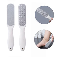 1pc stainless steel foot scrub double side foot file grater for feet heel hard dead skin callus remover pedicure tool