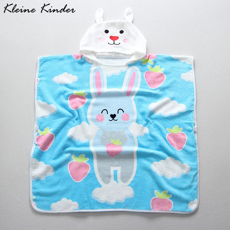 Детское Пончо для серфинга быстросохнущее Хлопковое полотенце пляжный