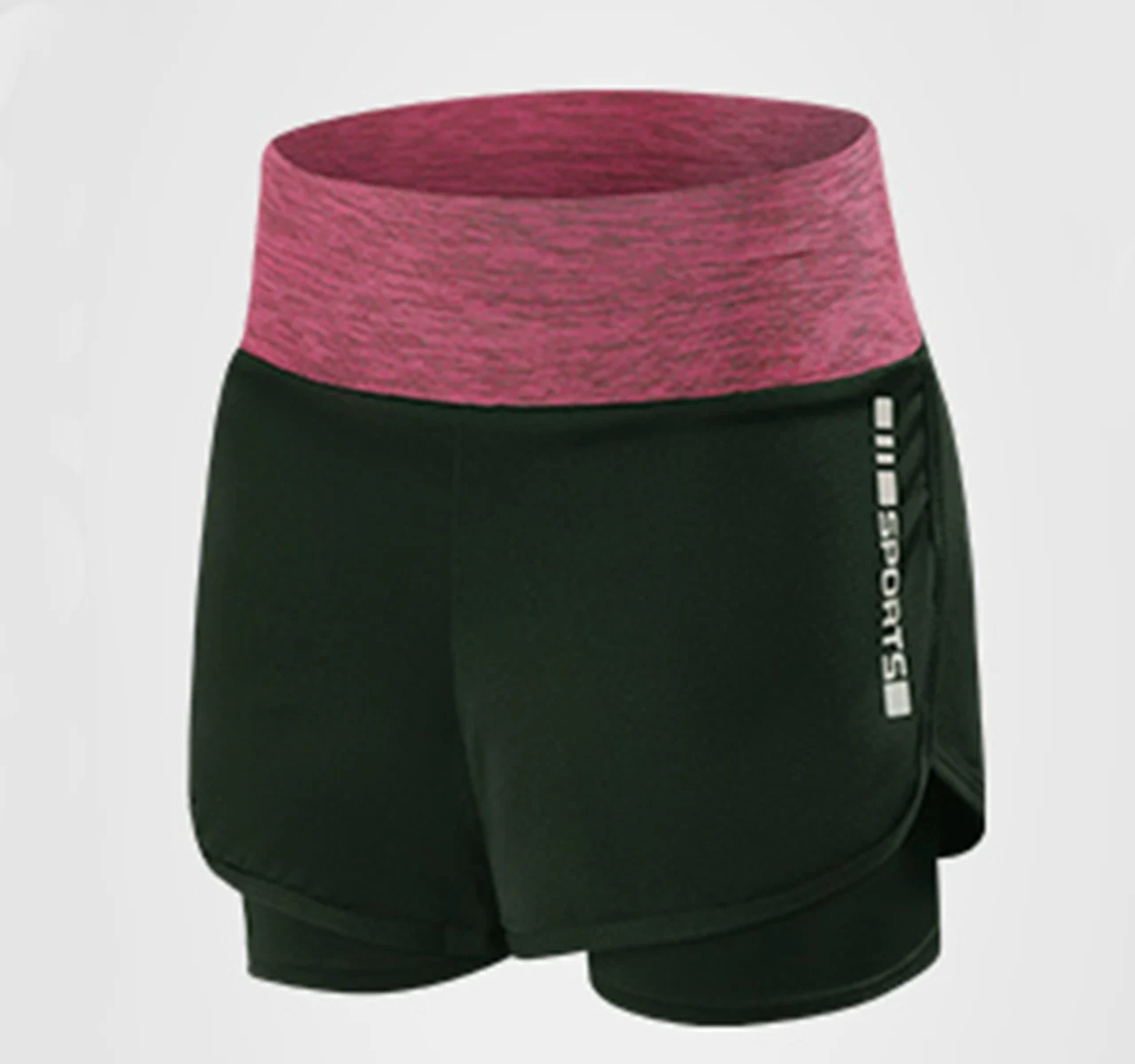 

2021 new women's solid tight shorts slim sexy women's summer slim black and white striped shorts sports fitness sexy beach short