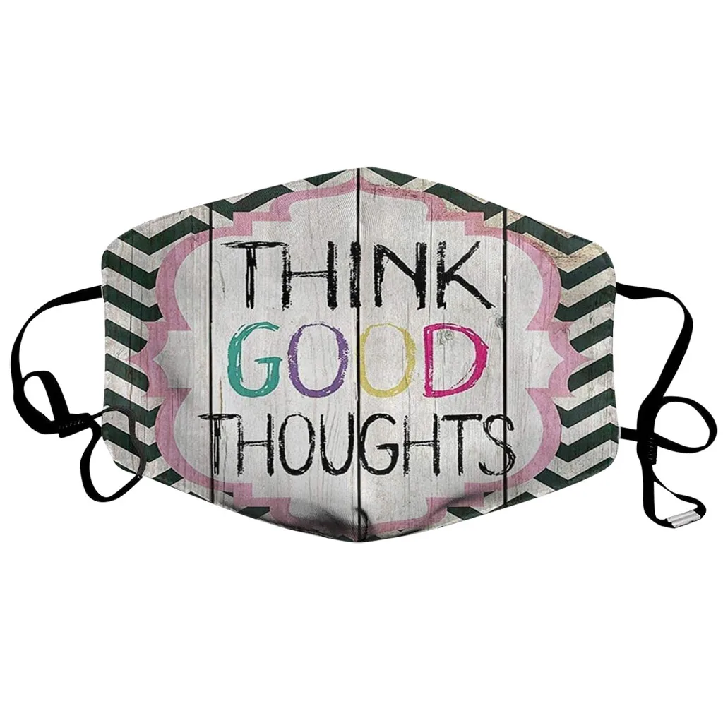 

1Pcs Adult Neutral Funny Printing Face Mask Protect Foggy Haze Dustproof Protective Cover Washable Reuseble tapabocas masques