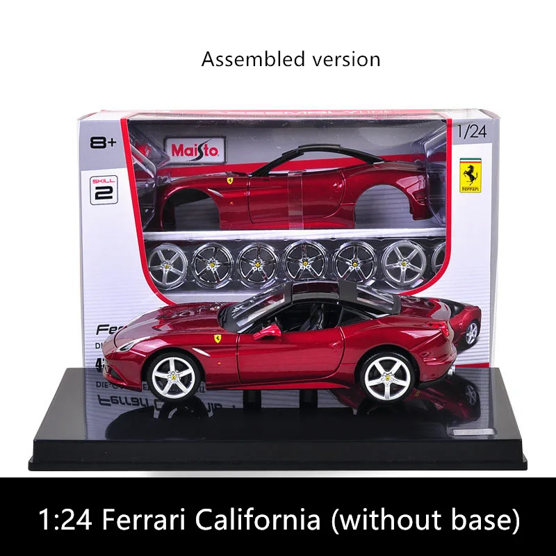 California Maisto 1:24 La Ferrari 8 стилей Ferrari Сборная модель автомобиля из сплава в сборе DIY игрушка инструмент Мальчик Игрушка Подарочная коллекция - Цвет: California