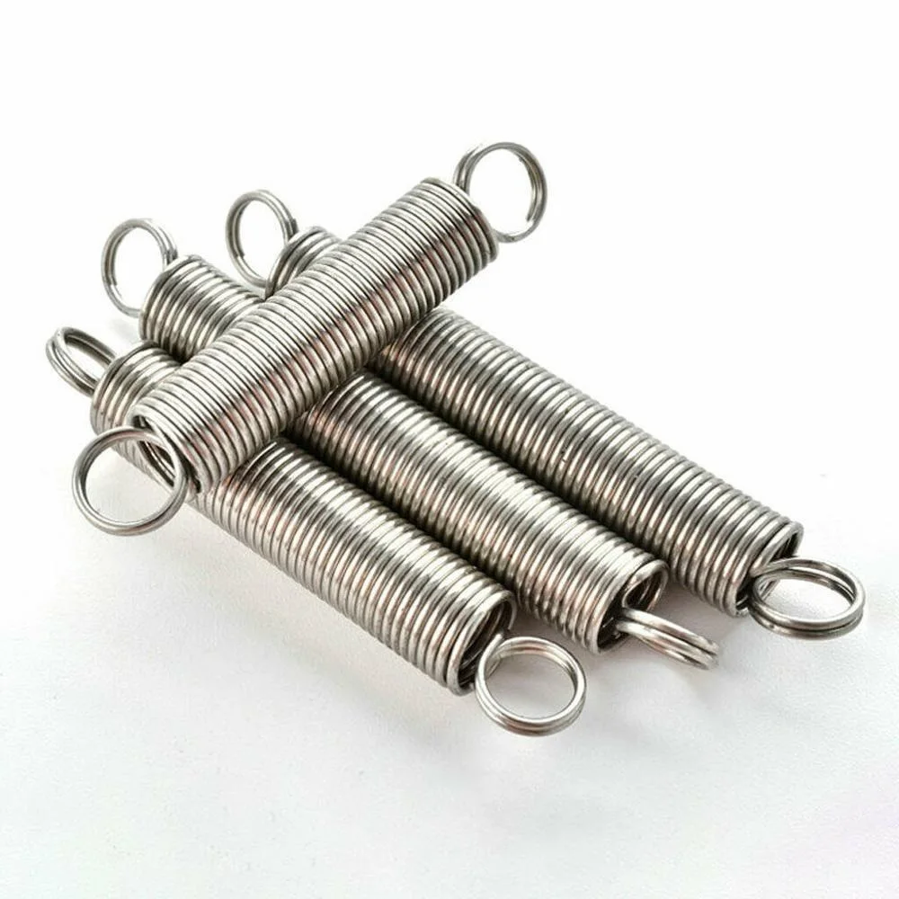 

5Pcs, 304 Stainless Steel Dual Hook Small Expansion Tension Spring, Hardware Accessories Wire Diameter 1.2mm Outer Diameter 9mm