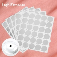 300 pcs disposable glue sticker for eyelash extension waterproof special lash glue plate pad film glue pad silver patches