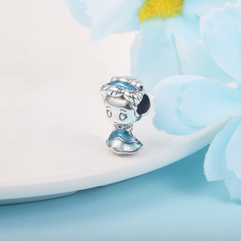 Женский кулон из серебра 2021 пробы с бусинами