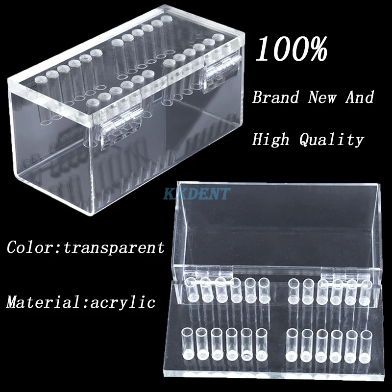 Dental Acrylic Organizer Holder for Orthodontic Round/Rectangular Arch Wires Case For Placing Arch Wires Dentistry Supplies