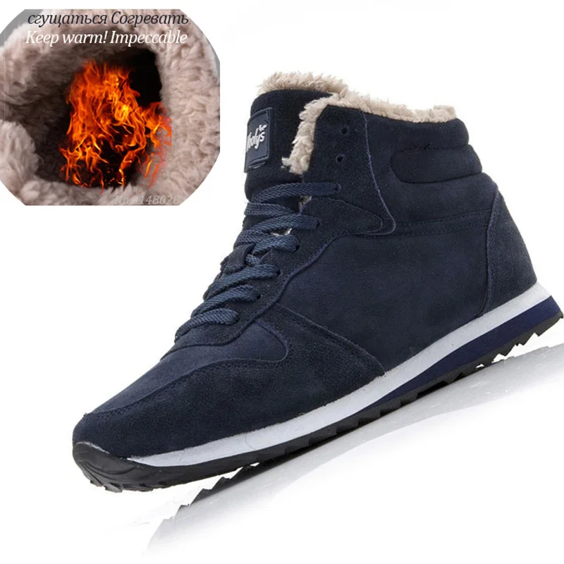 

Men Boots Fashion Warm Winter Sneakers For Men Winter Boots Casual Shoes Men Ankle Boots Shoes Winter Chaussure Homme Husband