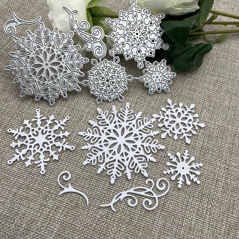 

Snowflake decoration Metal Cutting Dies Stencils For DIY Scrapbooking Decorative Embossing Handcraft Die Cutting Template Mold