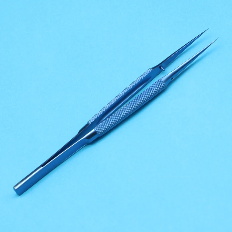 Titanium alloy tweezers professional maintenance tool 0.15mm edge precision fingerprint tweezers Apple main board copper wire images - 6