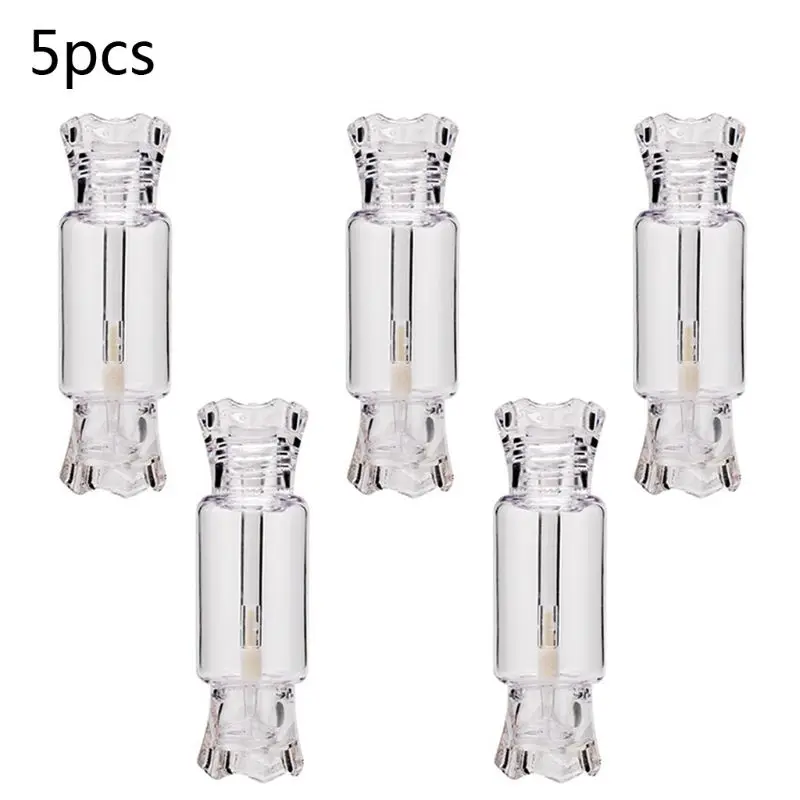 Очаровательные пустые блески для губ в форме конфет 5 шт. контейнер