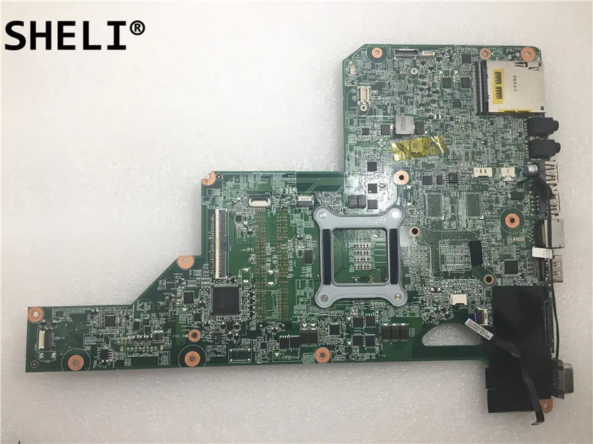 Материнская плата SHELI для ноутбука HP CQ62 G62 G72 615849-001 материнская HM55 ПК системная 100%
