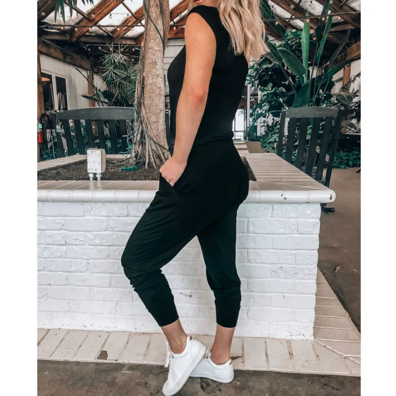 

Sexy overalls Women long romper Black jumpsuit Off Shoulder jumpsuit rompers womens jumpsuits body mujer