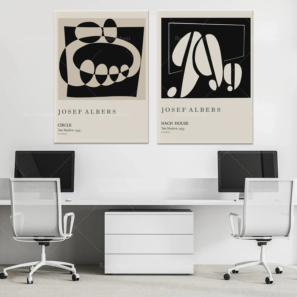 

Josef Albers posters, abstract paintings, wall boho prints, museum exhibition art decoration wall canvas posters.