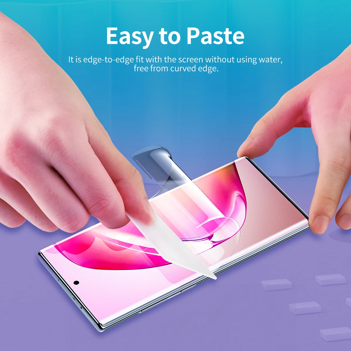3D изогнутая мягкая Гидрогелевая Защитная пленка для экрана Samsung Galaxy Note 10 Plus 0 18 мм