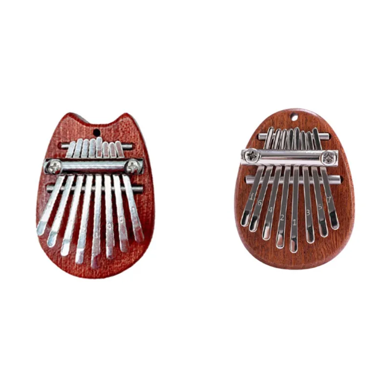 Калимба большой палец пианино калимба ударный инструмент 8 клавиш мини