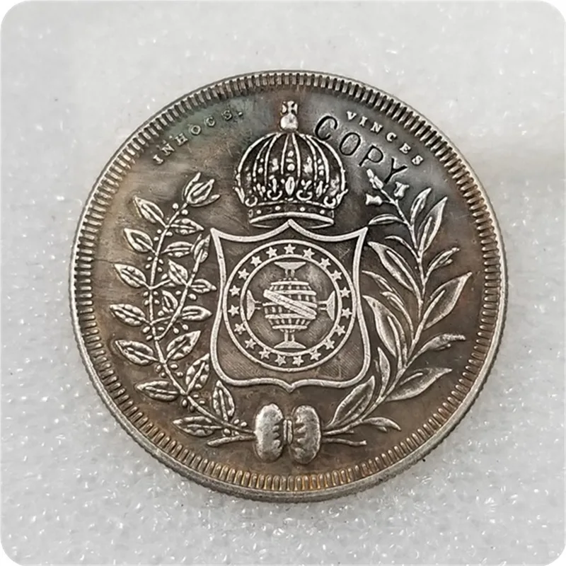 1844 бразильская 800 копия монеты