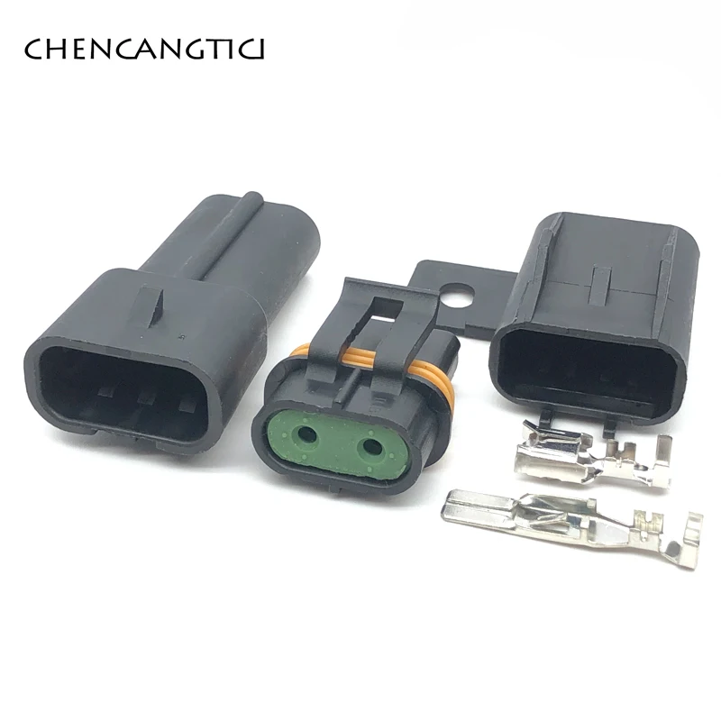 1 комплект Delphi 2 Pin 12033769 12034269 герметичный Автомобильный Электрический Разъем
