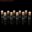 10 шт., стеклянные бутылки для хранения продуктов, миниатюрные кухонные аксессуары для кукольного домика 1:12