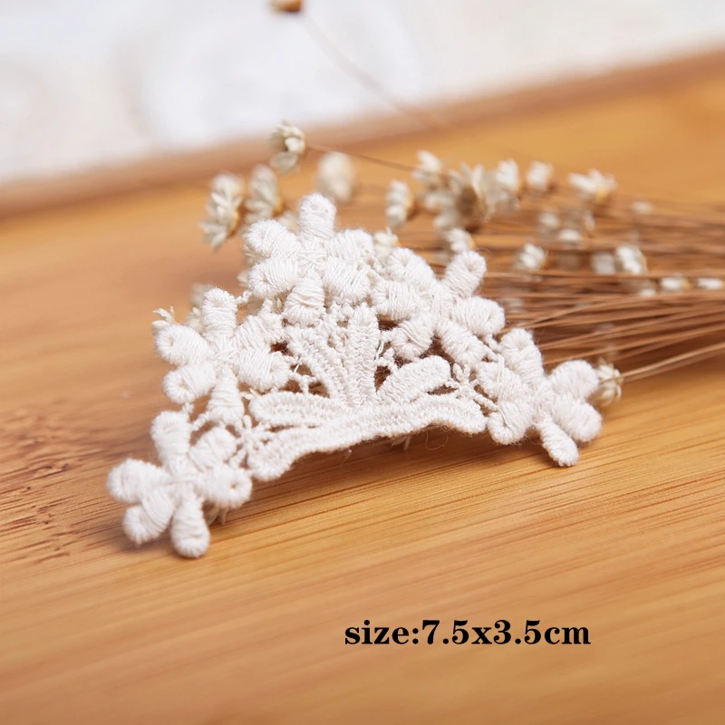 5 шт./лот Кружевная аппликация сделай сам нашивка для одежды ручной работы