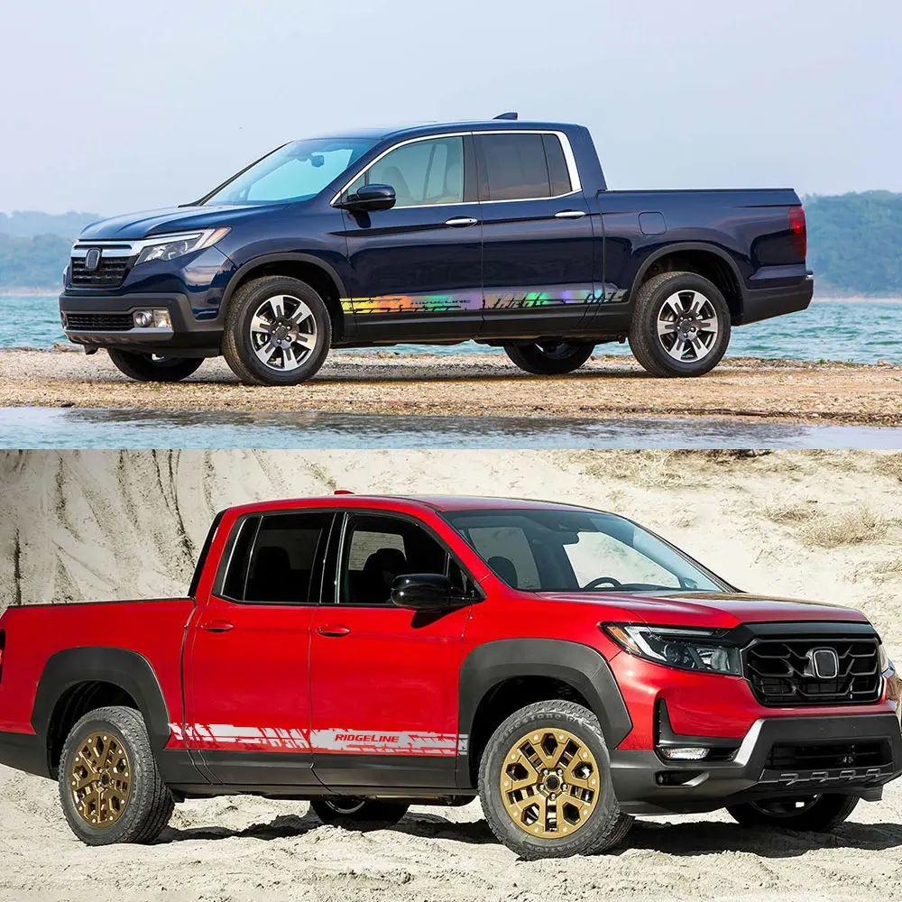Наклейки на дверь автомобиля боковую юбку полосы наклейки для Honda Ridgeline пикап