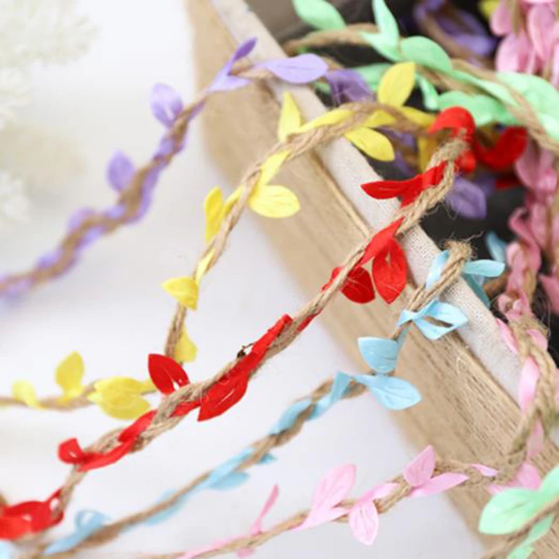 5 м/комплект декоративные ленты в виде листьев 15 мм | Ленты