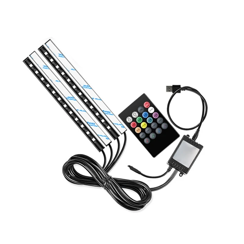 A0NE Voice Activated Pickup Rhythm Light Creative Colorful Sound Control Ambient Atmosphere Lamp Music Indicator Car Foot LED | Автомобили