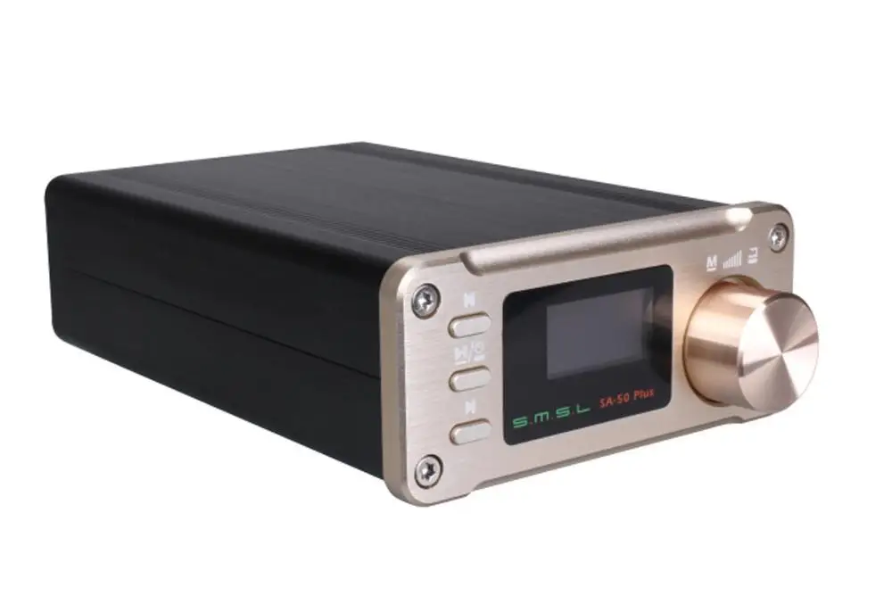 SMSL SA-50 Plus HiFi 50W AUX оптический USB диск портативный усилитель мощности цифровой -