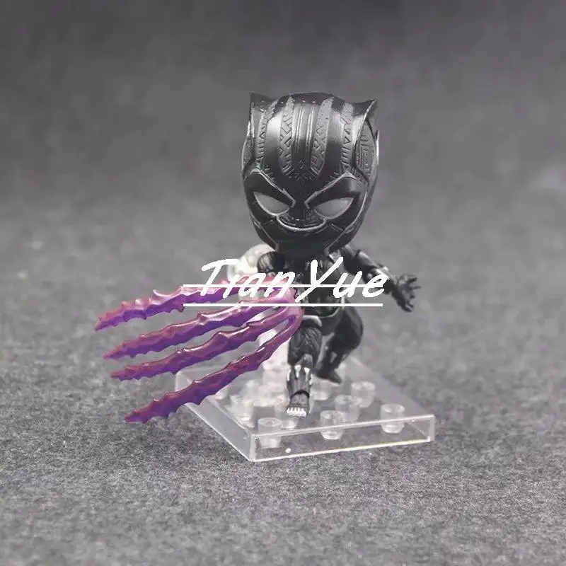 

The Avengers Black Panther 955 Q version Figure PVC Doll Model Toys Car Decoration 10cm