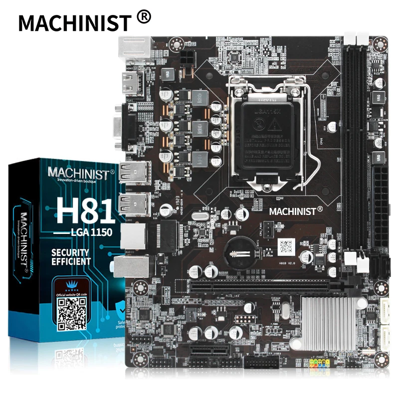 MACHINIST H81 настольная материнская плата LGA 1150 Поддержка Intel i3/i5/i7 процессор и DDR3 RAM