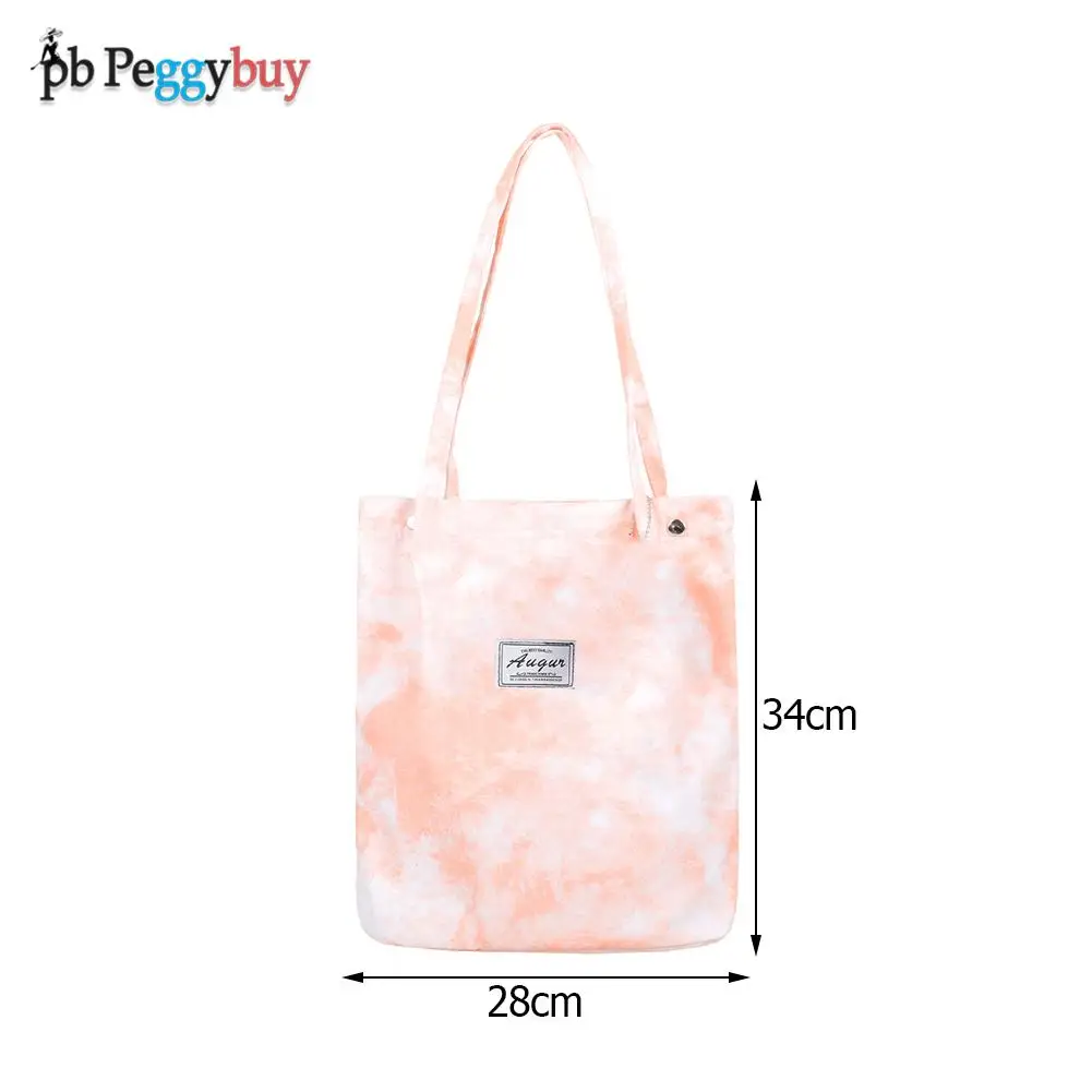 

Casual Women Tie Dye Large Capacity Ladies Beach Bag Patchwork Shoulder Shopping Bags Retro Ladies Tote Handbags