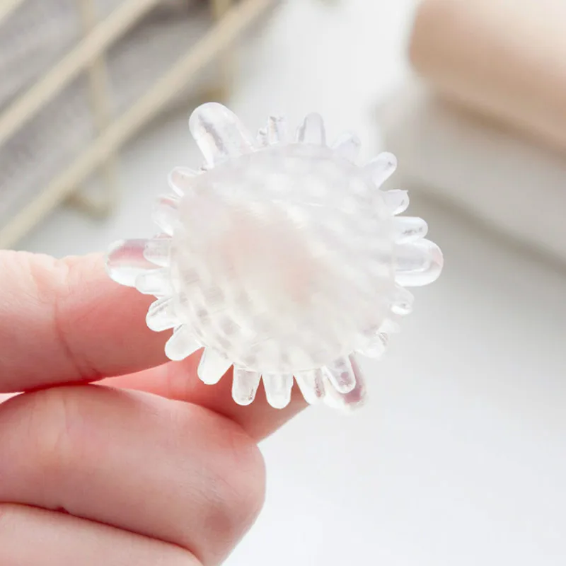 5 шт./компл. прозрачный шарик для стирки экологичный многоразовый мяч сушки