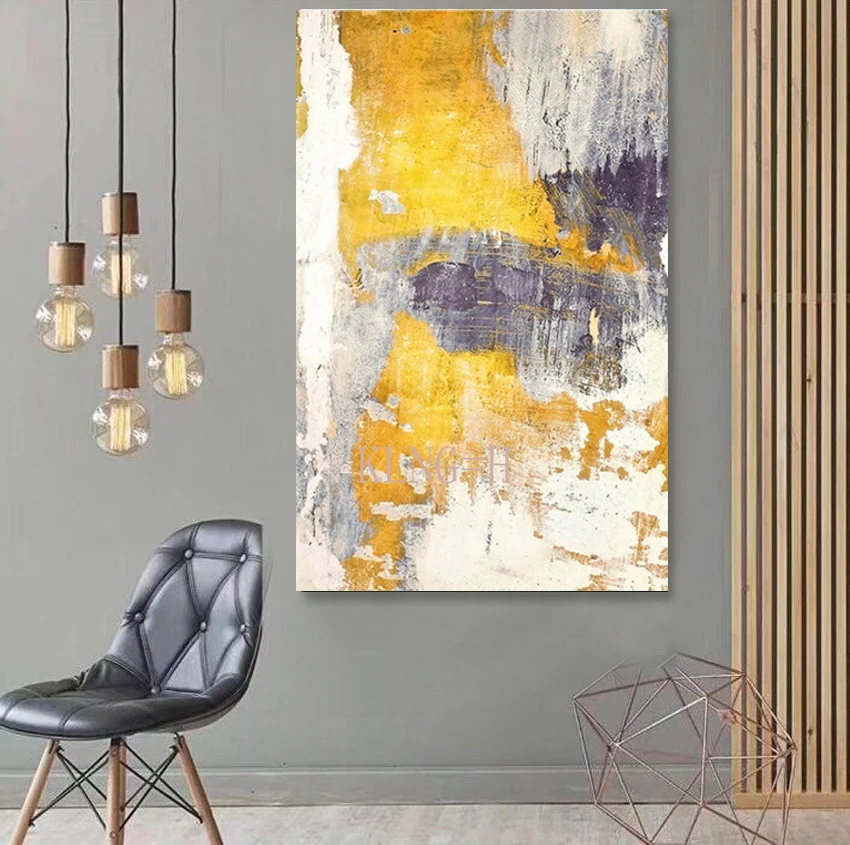 Cheap 3 pieces Modern abstract High quality Handmade oil painting on canvas wall art hanging picture for living room bedroom |