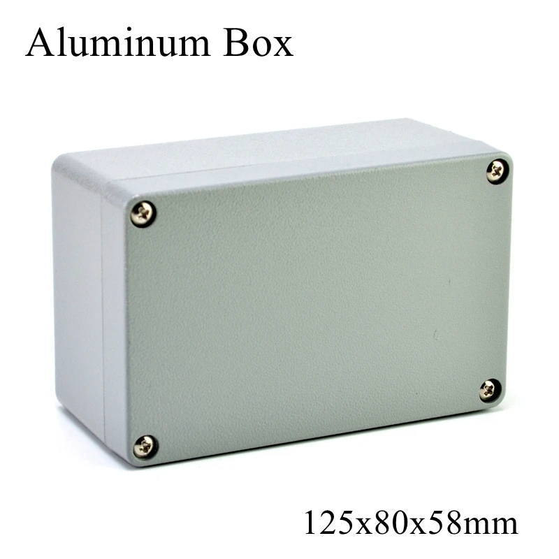 

FA2-3 125x80x58mm IP65 Waterproof Aluminum Junction Box Electronic Terminal Sealed Diecast Metal Enclosure Case Connector