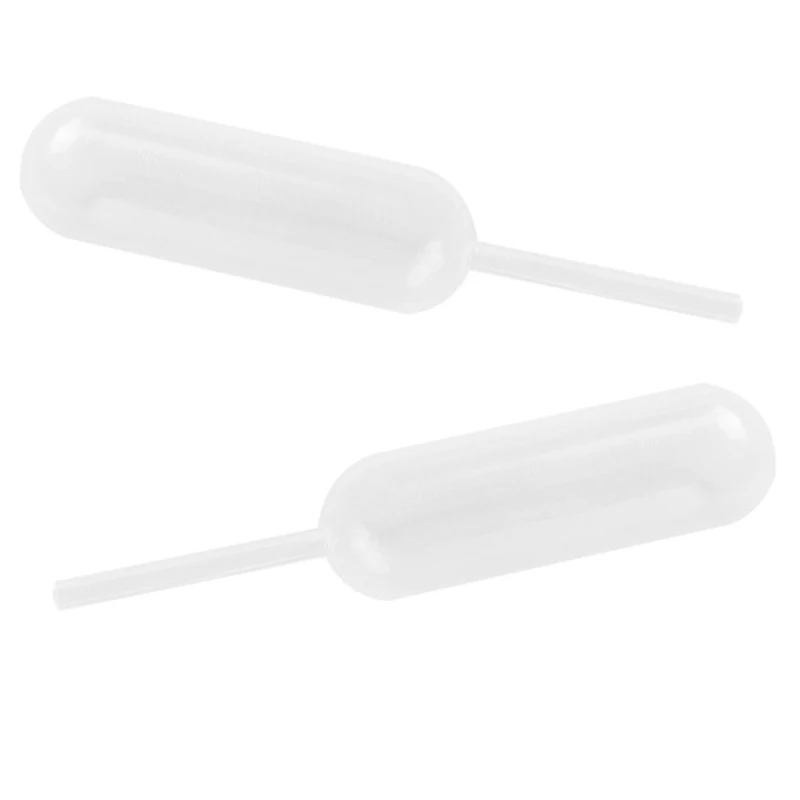 50 шт./лот 4 мл прозрачный сок соус пипетки в виде мороженого Кремово-пластиковый