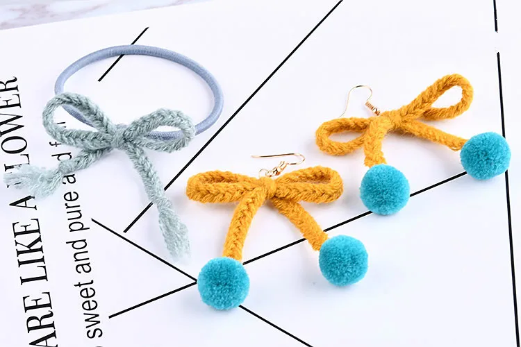 Корейская версия осенне зимнего шерстяного вязального пояса аксессуары для