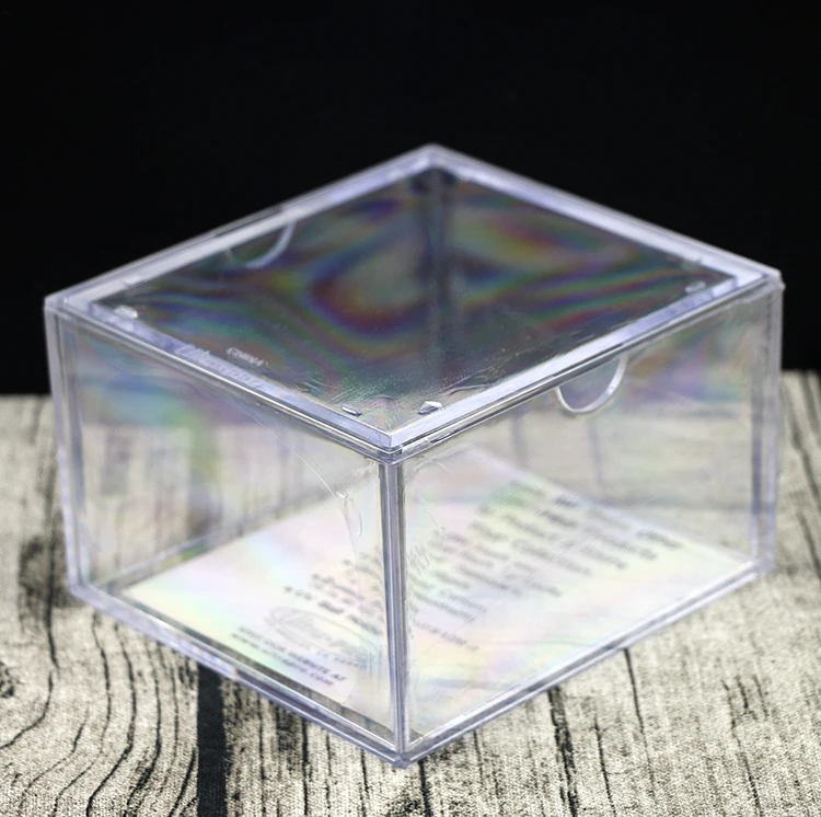 Жесткая прозрачная пластиковая настольная игра коробка для карт Футбольная