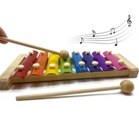 montessori educational wooden toys xylophone children kids baby musical funny toys educational toys gifts for children rainbow