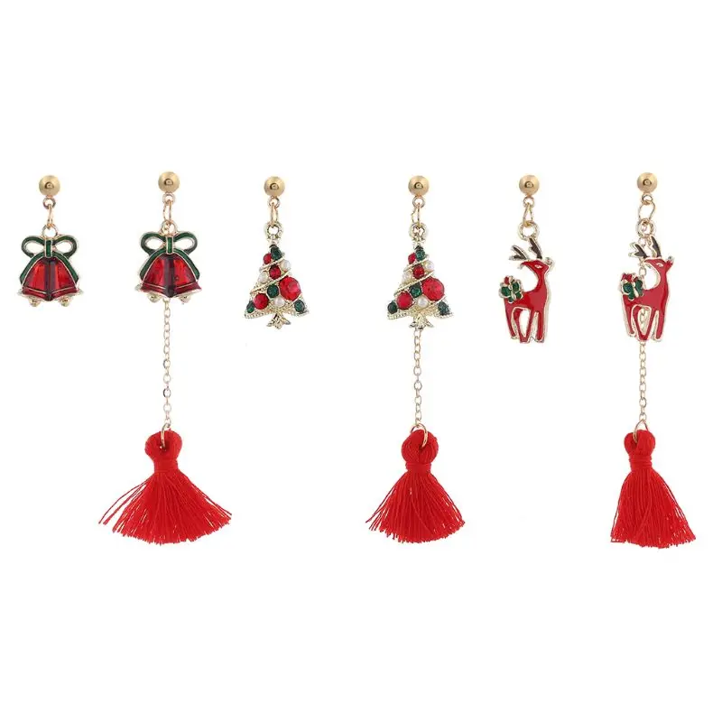 

Asymmetric Christmas Hook Pendant Pendant Earrings Charm Earrings Jewelry Christmas Party