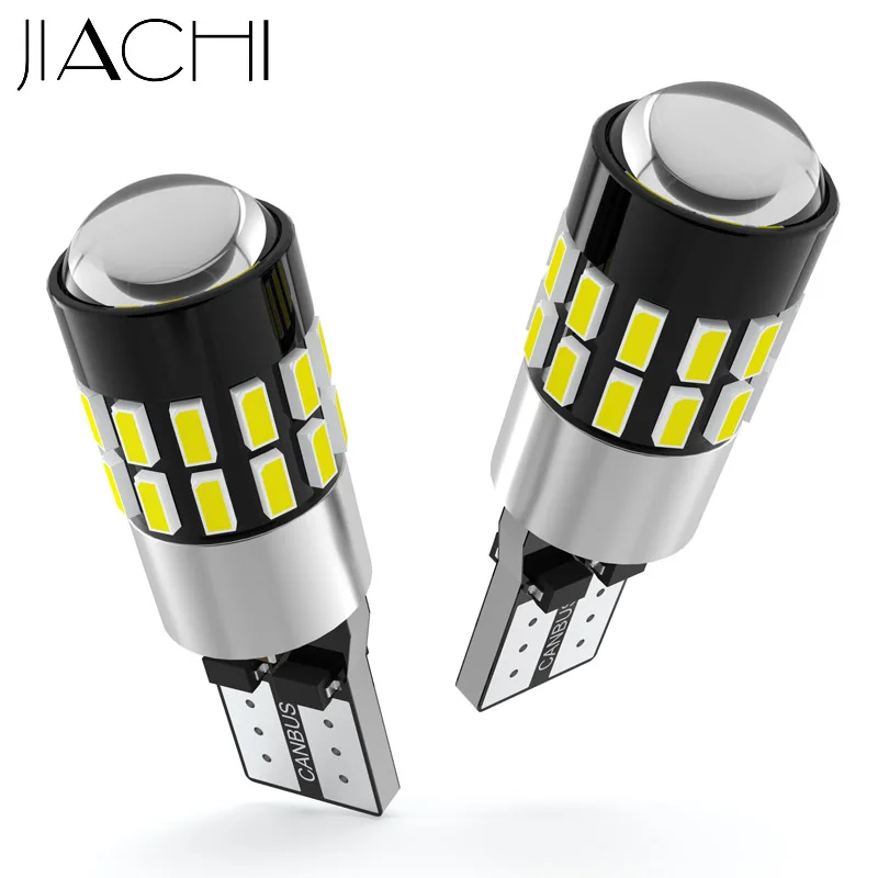 JIACHI 100 шт. светодиодный лампы T10 W5W 194 168 501 CANBUS без ошибок полярности аксессуары для