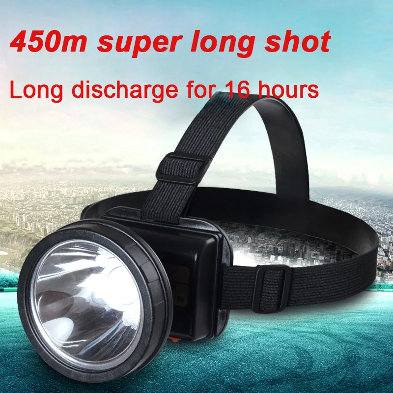 713 Powerful Led Headlamp Osram 18650 2400mAh Rechargeable Head lamp 450m Strong Light Long-range Waterproof Fishing Flashlight