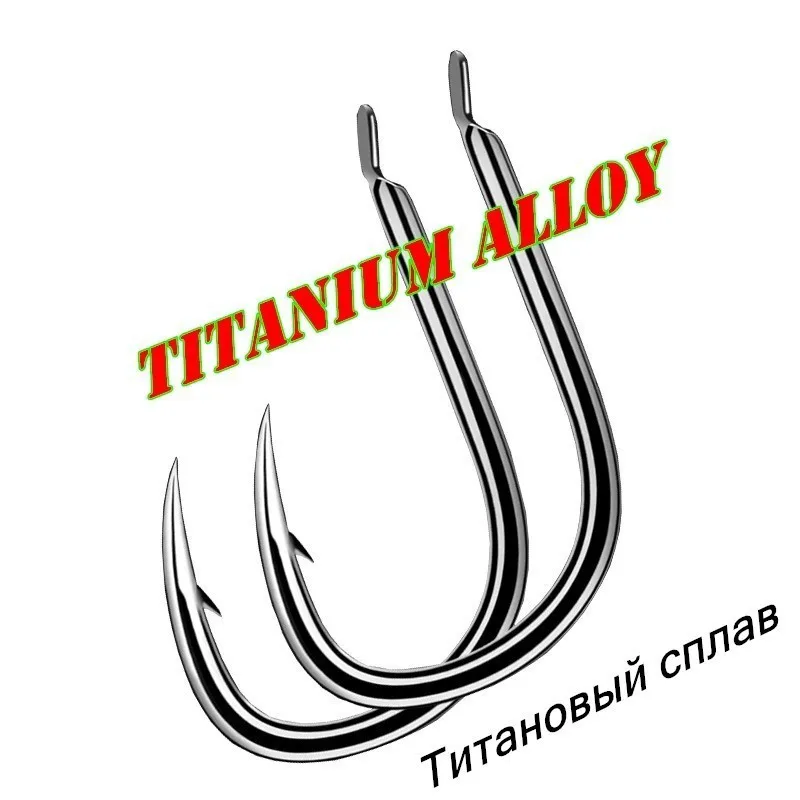 100 шт. рыболовные крючки из японского титанового сплава | Спорт и развлечения