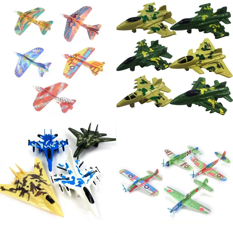 

Foam Hand Throw Flying Planes Foam Aeroplane Model Outdoor Launch Flying Glider Plane Toys For Kids Play Game Interesting Toys