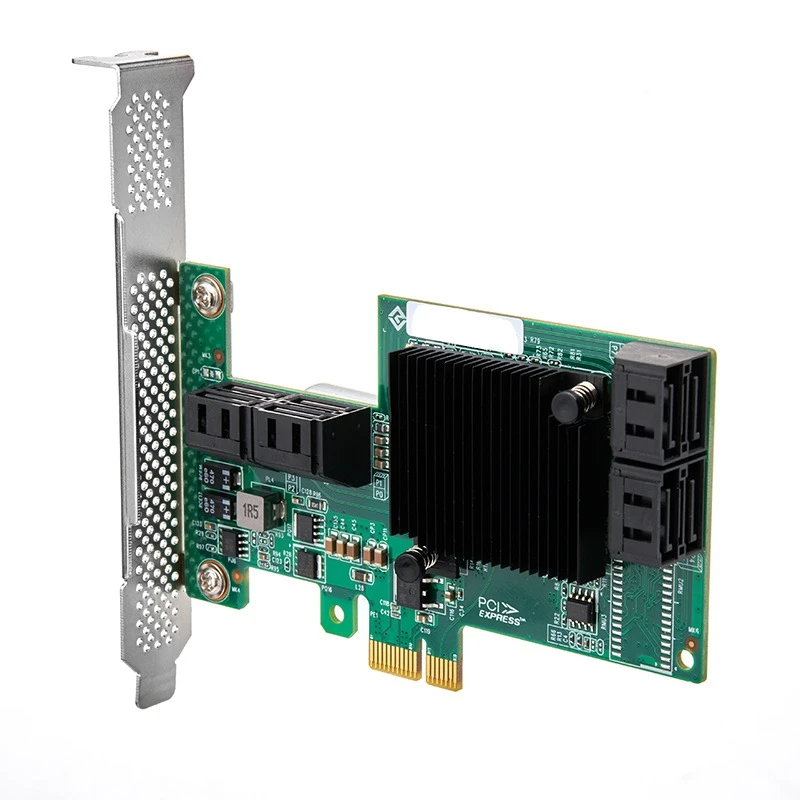 

AU42 -SAS2008 PCI 1 To 8-Port USB SATA 3.0 Expansion Card Serial Hard Drive Adapter Card