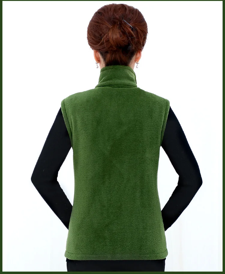 Новинка 2019 Женские флисовые жилеты осенние корейские куртки без рукавов больших