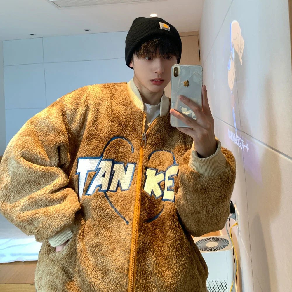 

Privathinker Tie Dye Heart Graphic Mens Oversize Parka Thicken Male Winter Jacket Warm 2021 New Harajuku Clothing Streetwear