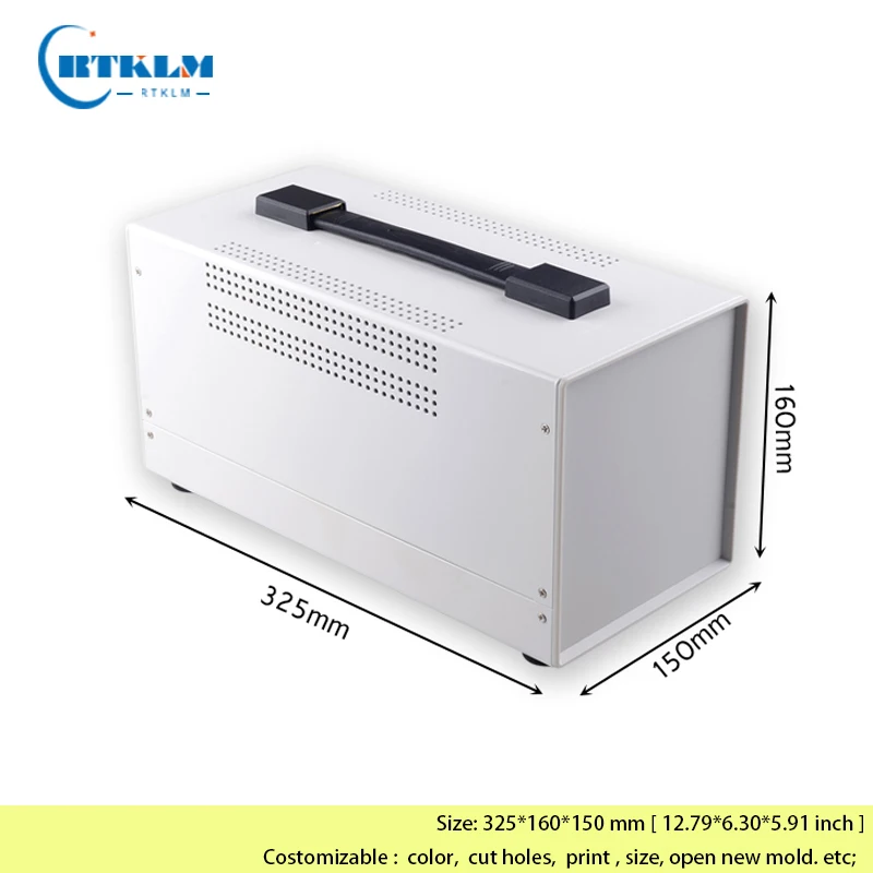 Корпус электроники для усилителя diy чехол инструмента железная коробка проекта