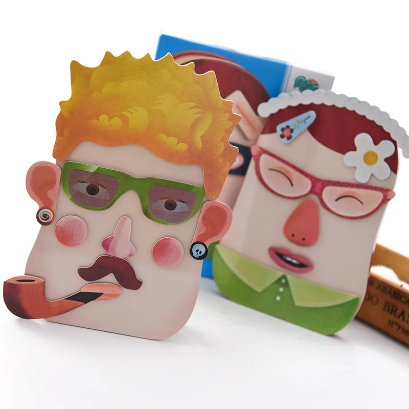 Детский креативный Пазл Crazy Face рождественский подарок обучающие игрушки для