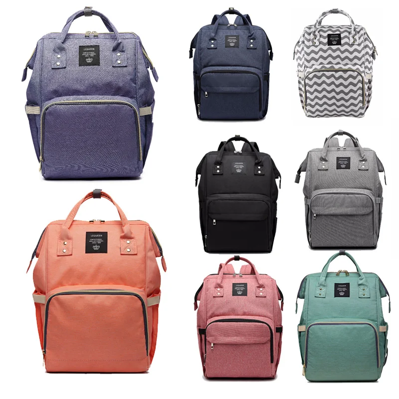 Модная сумка для подгузников мам и брендовая вместительная малышей рюкзак